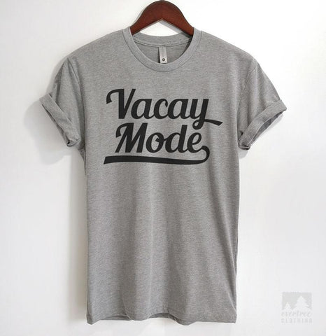 Vacay Mode Heather Gray Unisex T-shirt