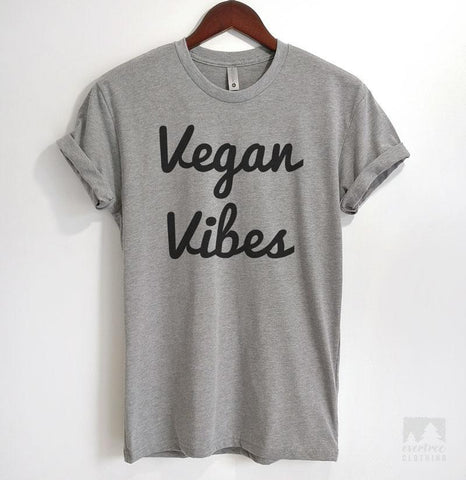Vegan Vibes 2 Heather Gray Unisex T-shirt