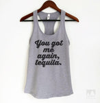 You Got Me Again Tequila Heather Gray Tank Top